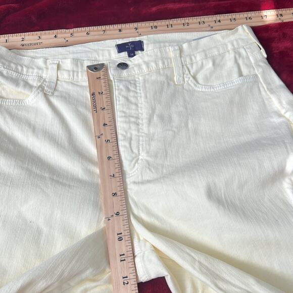 NYDJ Stretch High Rise Denim Bootcut Jeans Yellow 14 - Picture 6 of 10